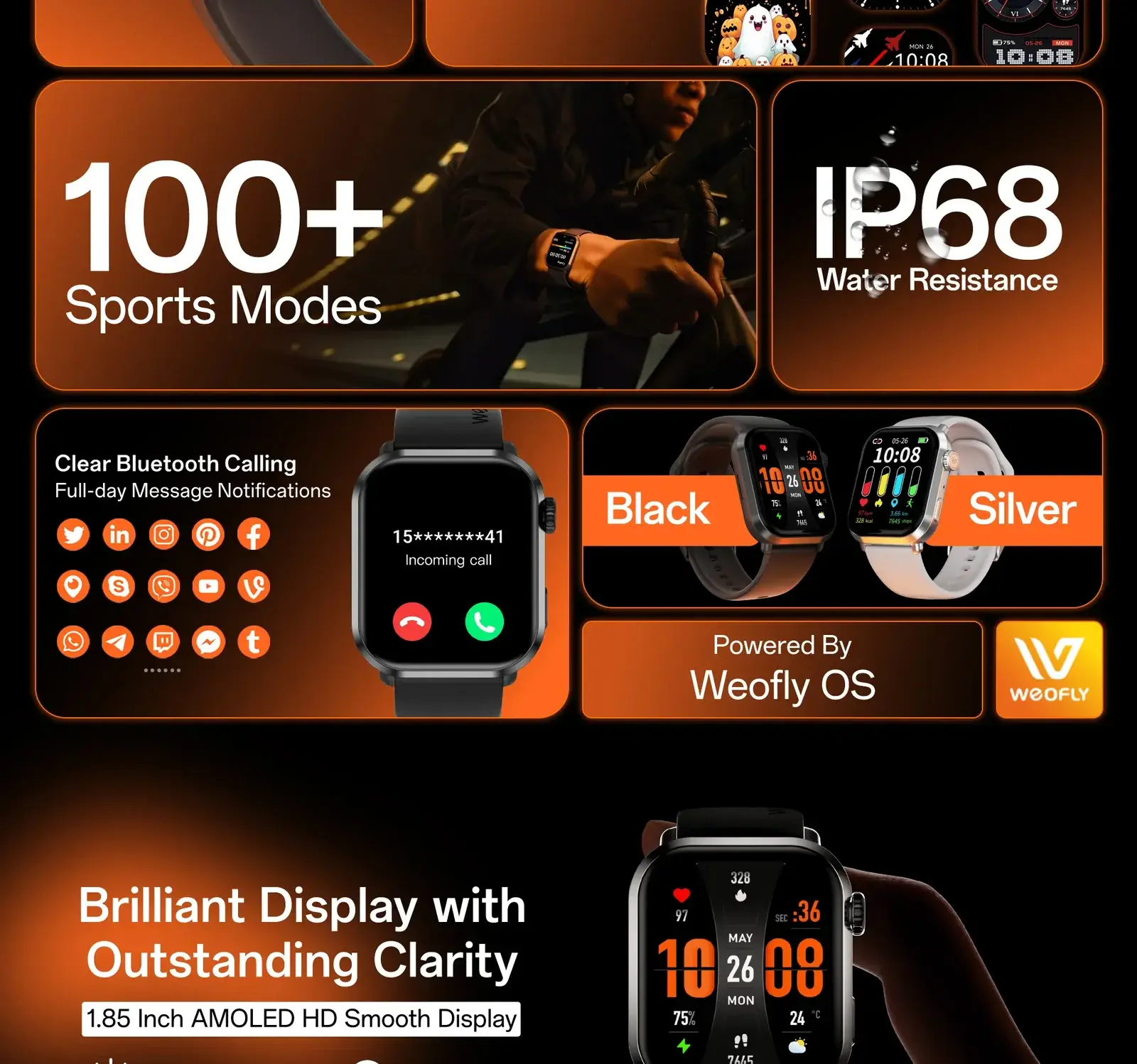 Weofly Power 2 Smart Watch