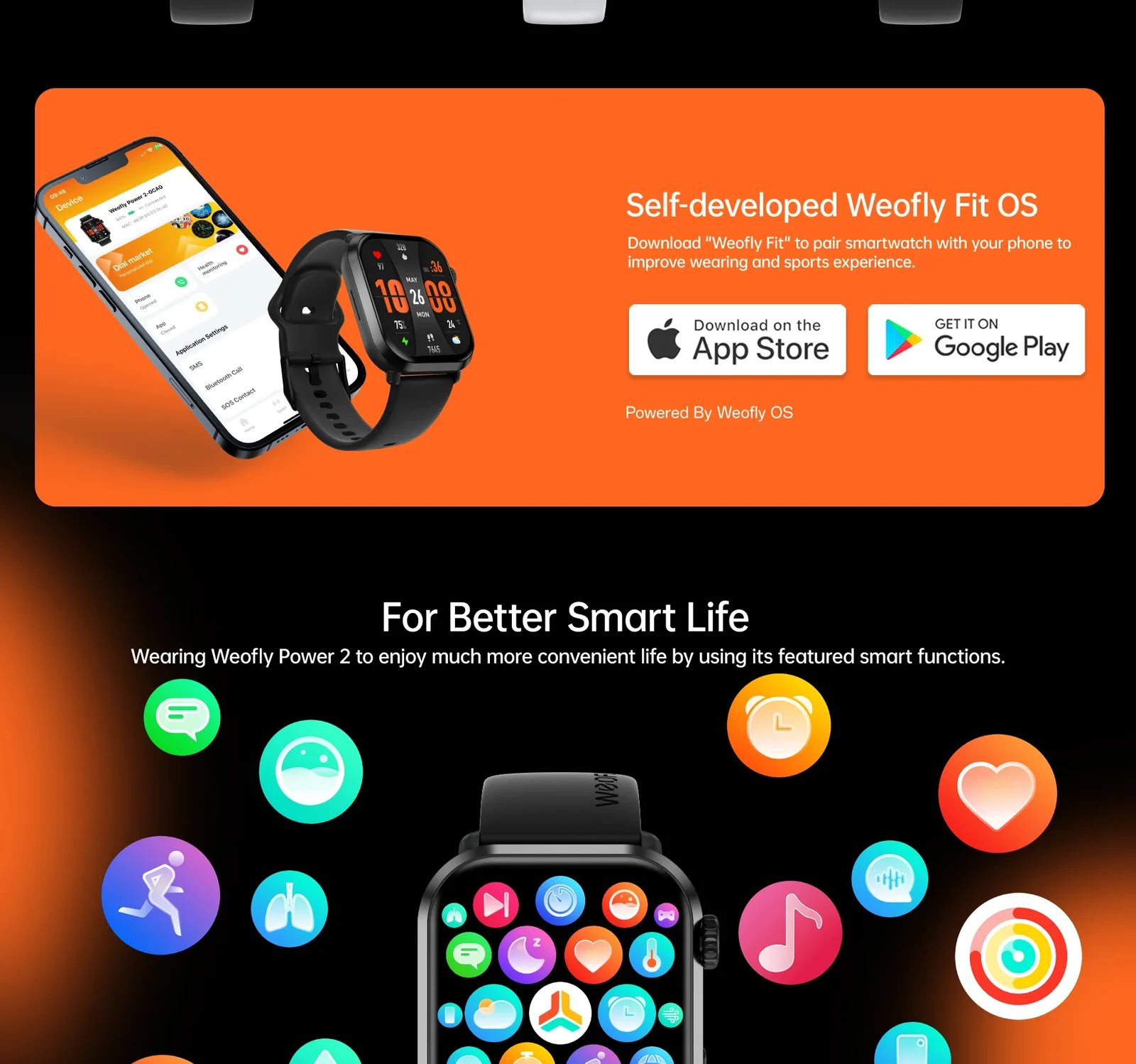 Weofly Power 2 Smart Watch