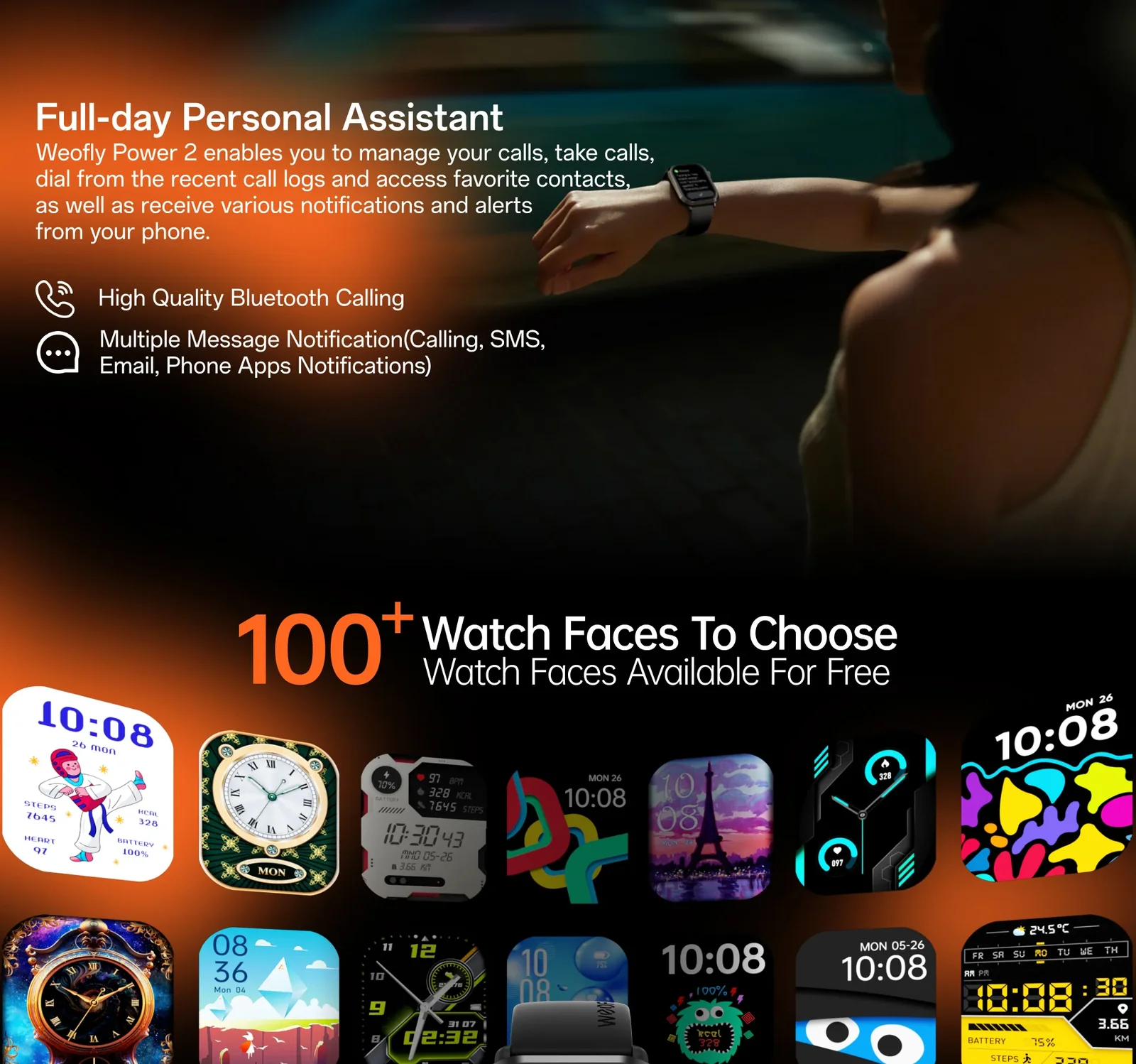 Weofly Power 2 Smart Watch