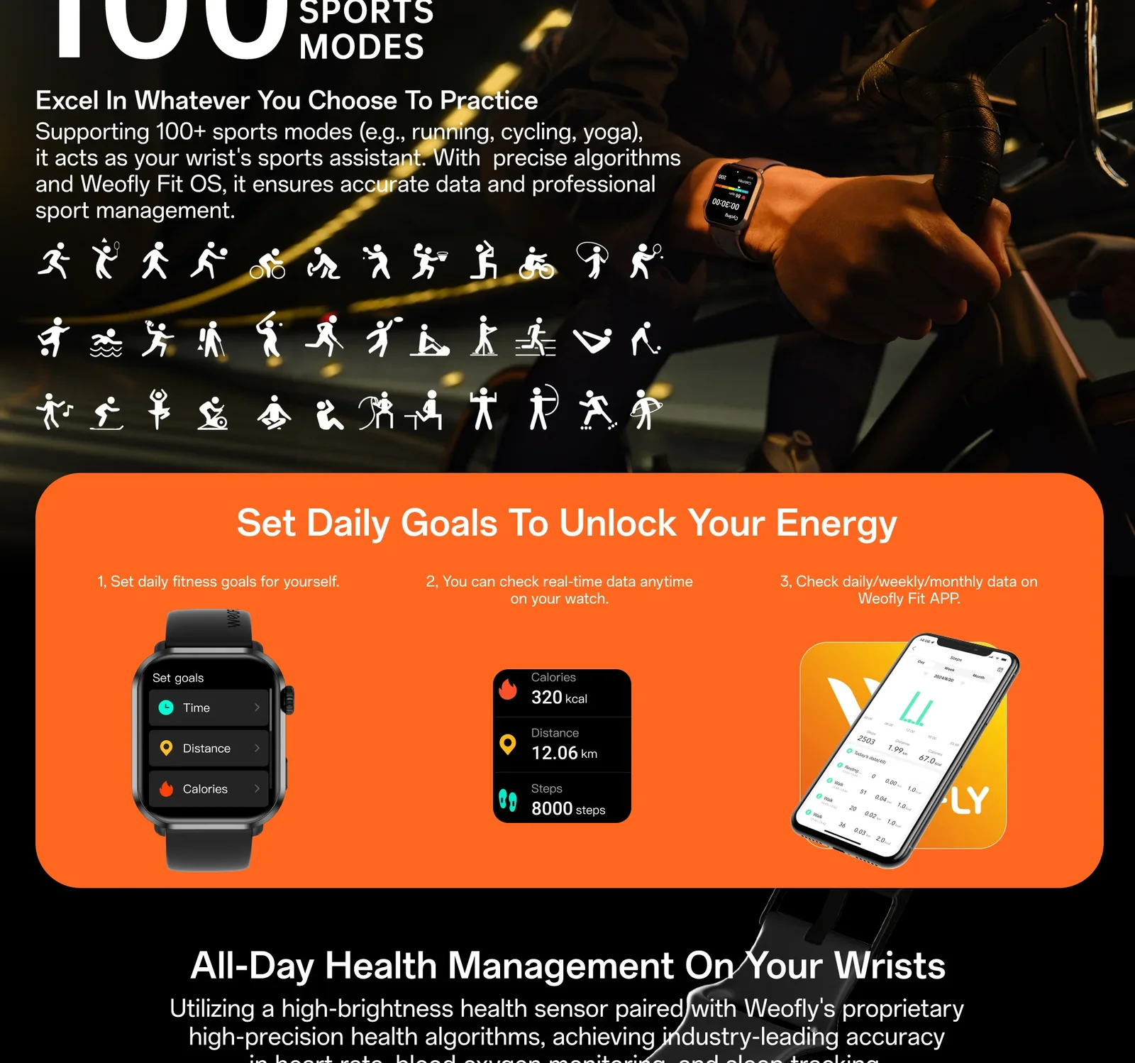 Weofly Power 2 Smart Watch