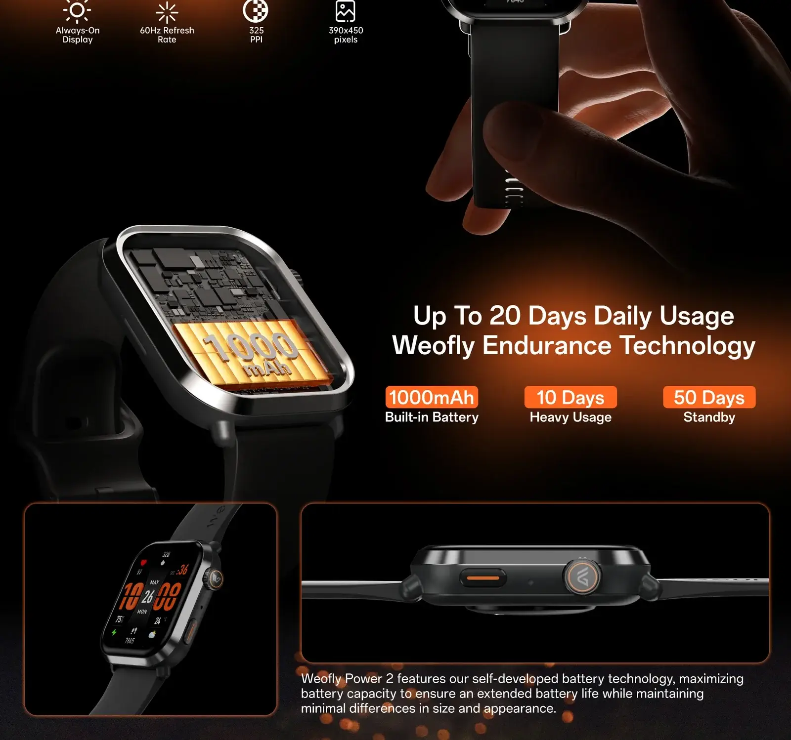 Weofly Power 2 Smart Watch