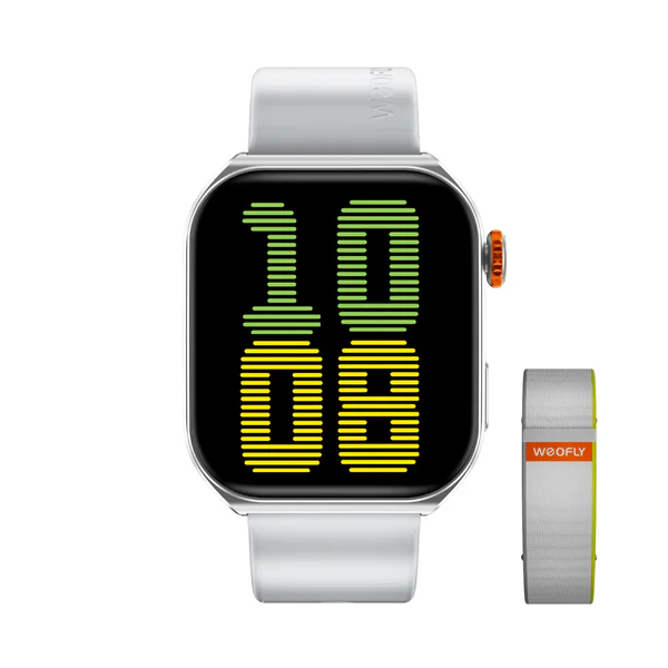 Weofly Edge 2 Smart Watch - Silver / 1 Year Warranty