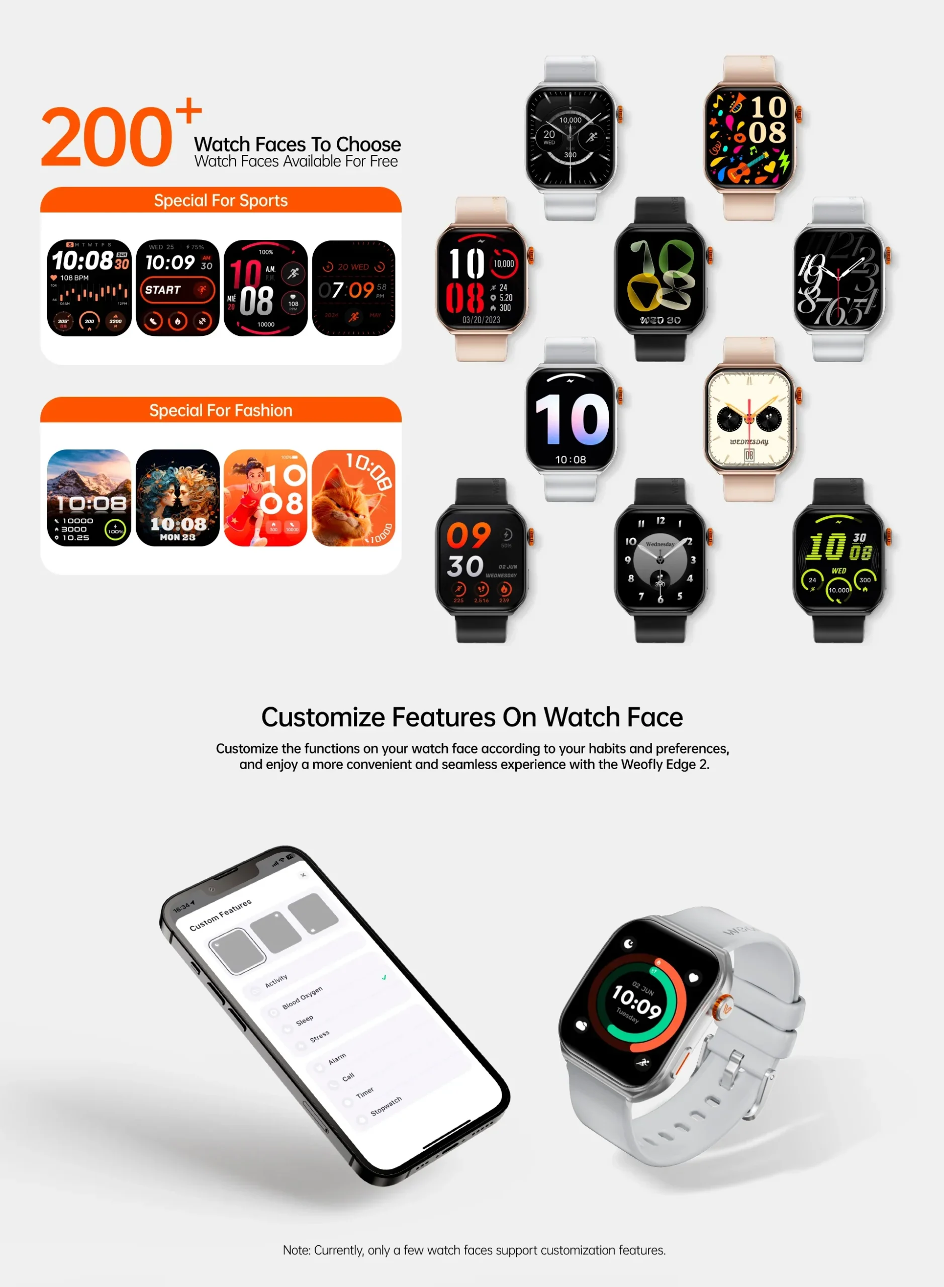Weofly Edge 2 Smart Watch description image 17