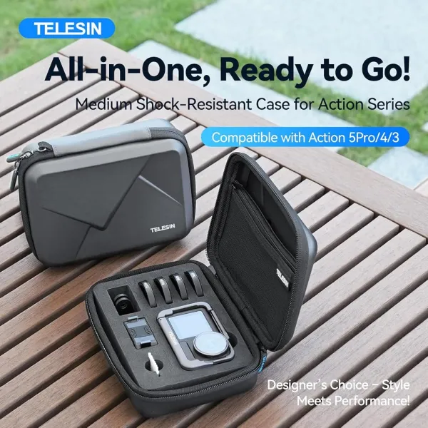 TELESIN Shockproof Hard Case for DJI Osmo Action 5 Pro-4-3