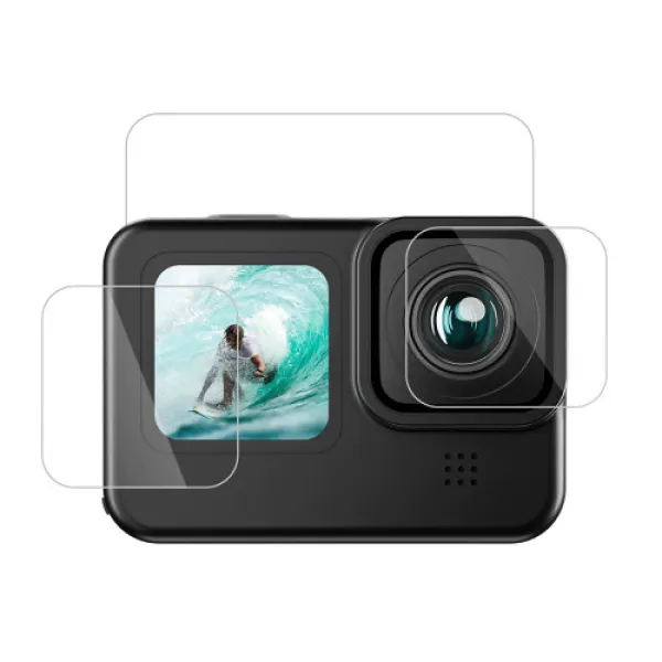 TELESIN Tempered Glass Film Protectors for GoPro HERO9-10-11-12
