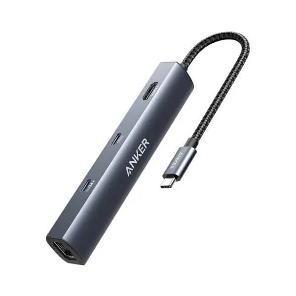 Anker 543 6-in-1 Slim USB-C Hub with 4K HDMI