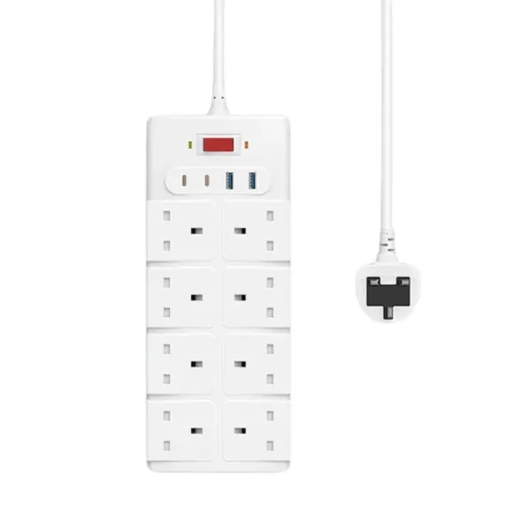 WiWU WiS009 20W GaN 12 in 1 Desktop Power Strip - selected variant