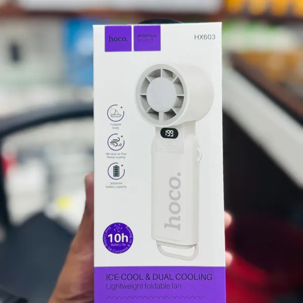 hoco HX603 3600mah Foldable fan 1