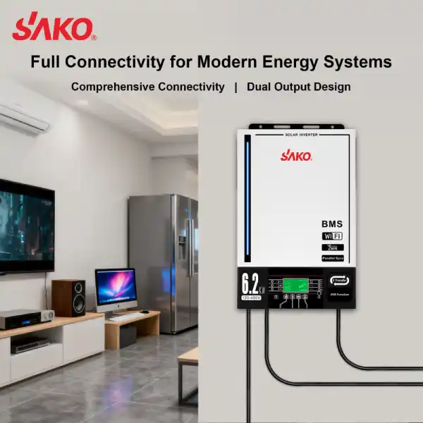 Sako SunPolo King 6.2KW 48V Hybrid Solar Inverter 1