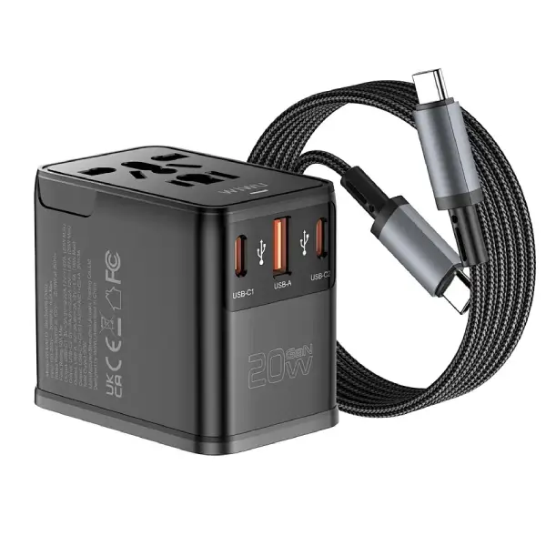 WiWU UA013 20W Universal Plug Cable Combo (2)