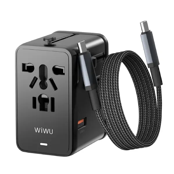 WiWU Wi-UA014 45W Universal Plug Adapter Cable Combo (2)
