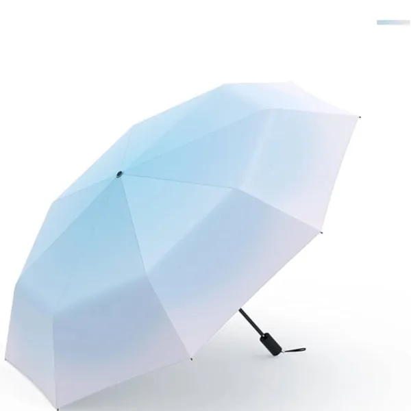 RUMBRELLA three-fold sun umbrella in gradient blue 1