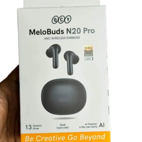 QCY MeloBuds N20 Pro -50dB Hybrid ANC 6 AI-Powered Earbuds 1