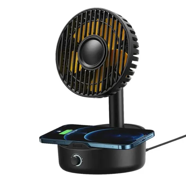 Baseus BSW513 Hermit Desktop Wireless Charger with Oscillating Fan