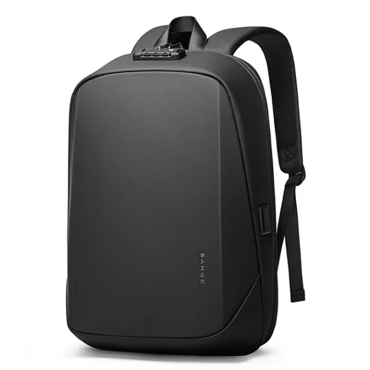 BANGE BG-7251 Mens Business Double-Shoulder Laptop Bag Large Capacity Waterproof Backpack