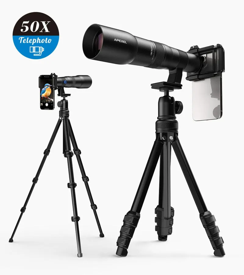 APEXEL 50x High Power HD Telephoto Lens 1