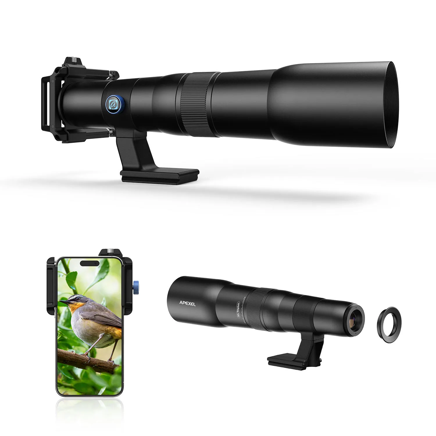 APEXEL 50x High Power HD Telephoto Lens 2