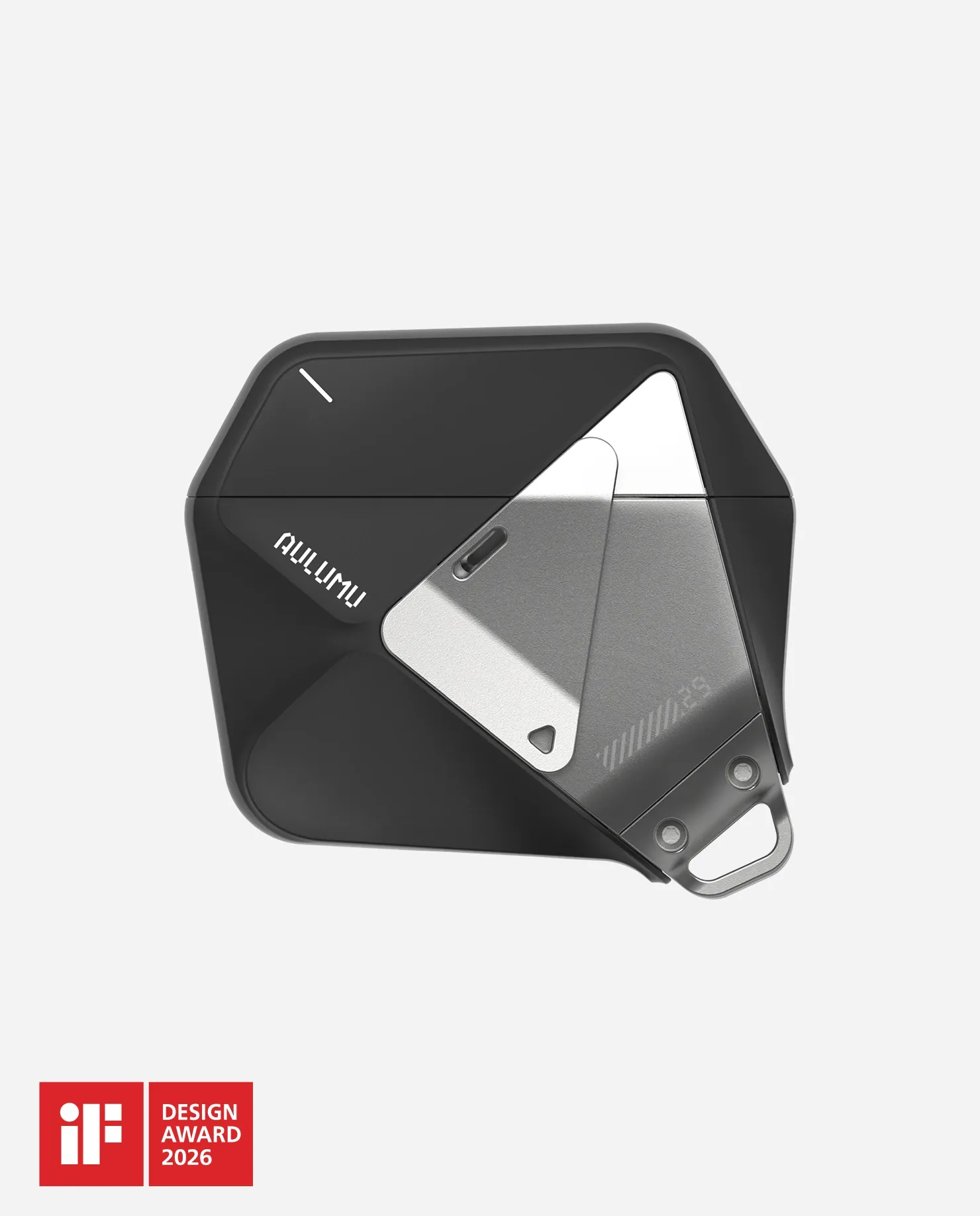 AULUMU A29 Geometric Case for AirPods 4 Lock & Lanyard