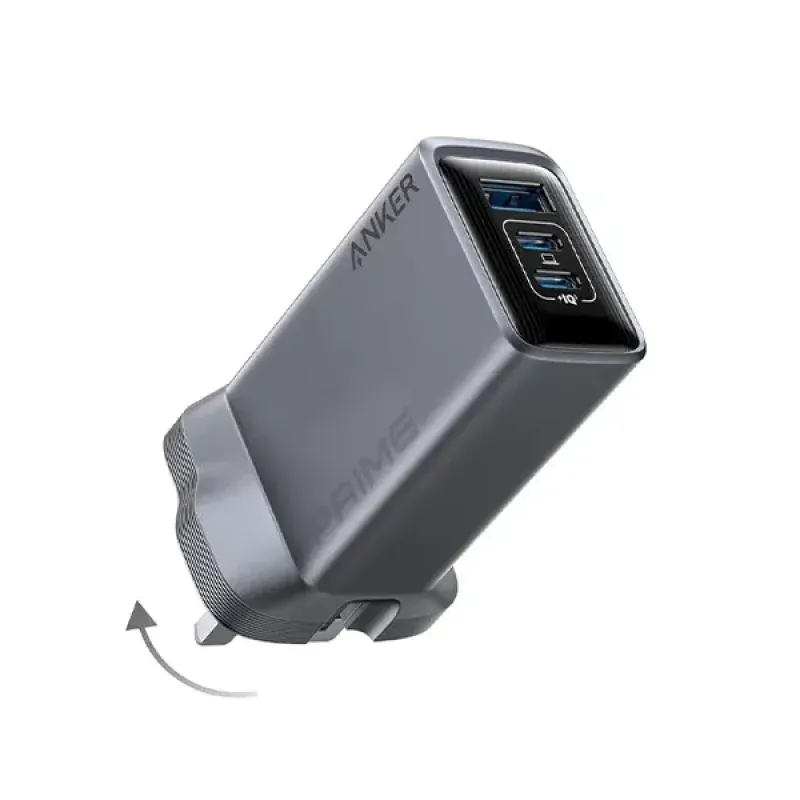 Anker Prime 100W 3 Ports GaN Charger (A2688) with UK Plug 1
