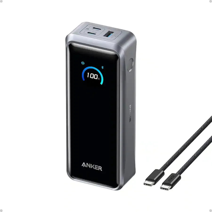 Anker Prime 26,250mAh 3 Port Portable Charger with 300W Max Power Bank (A110A) 1