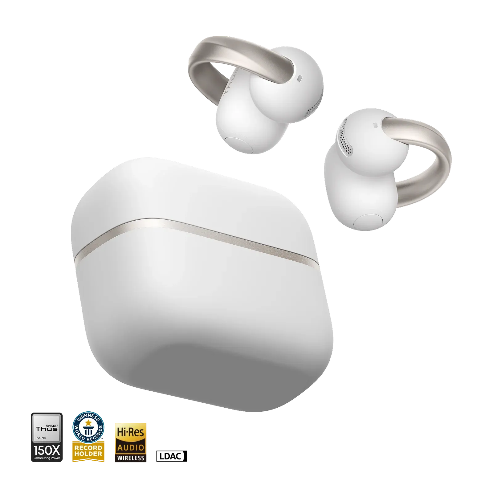 Anker Soundcore AeroClip 2 Clip On Earbuds With Clear Calls 4