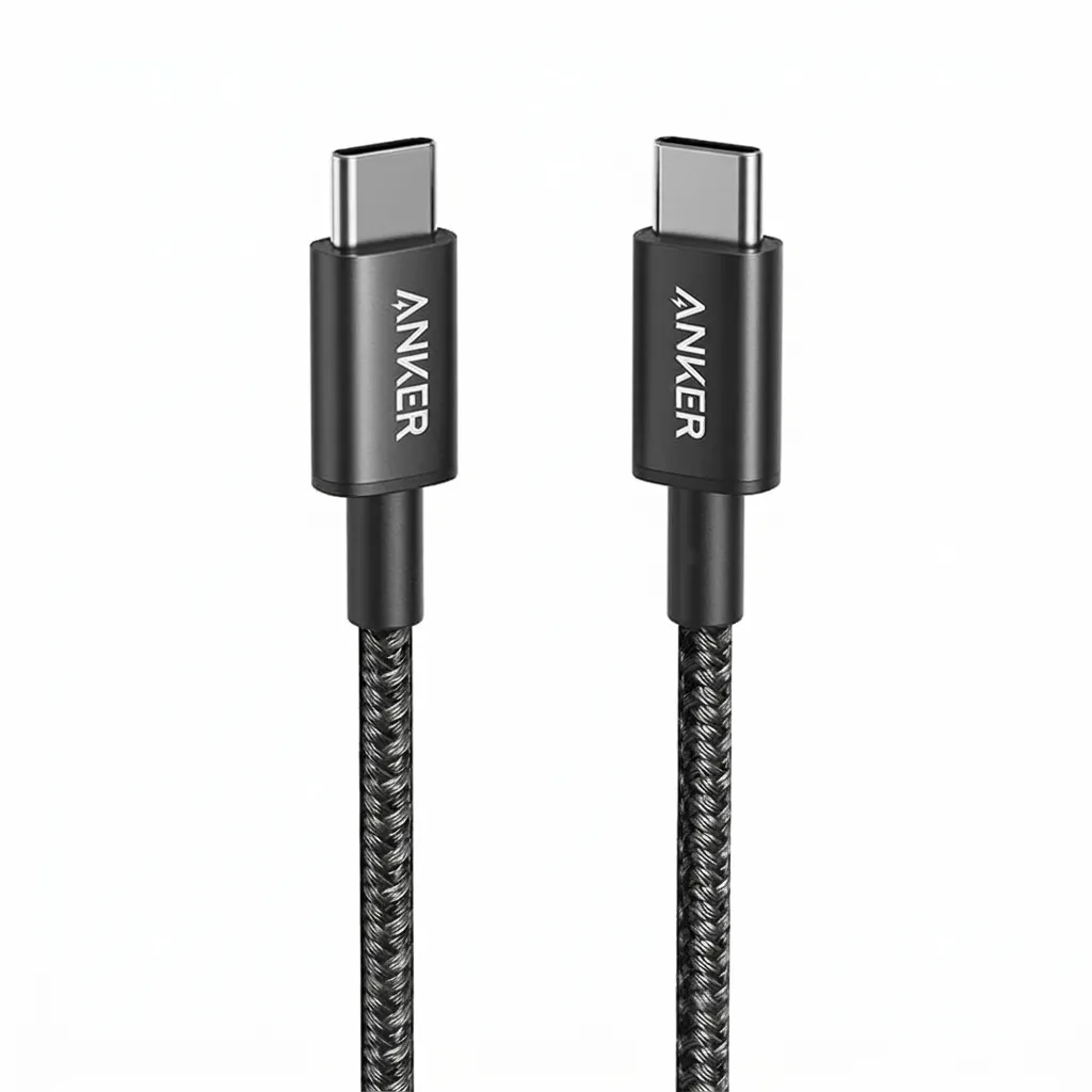 Anker USB-C to USB-C 60W Fast Charging Braided Data Cable 