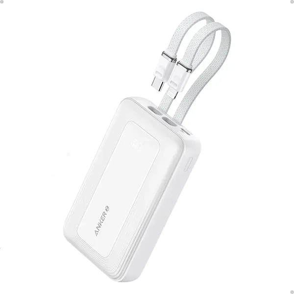 Anker Zolo Power Bank 20K Built In USB C and Lightning Cable (A1681) 1