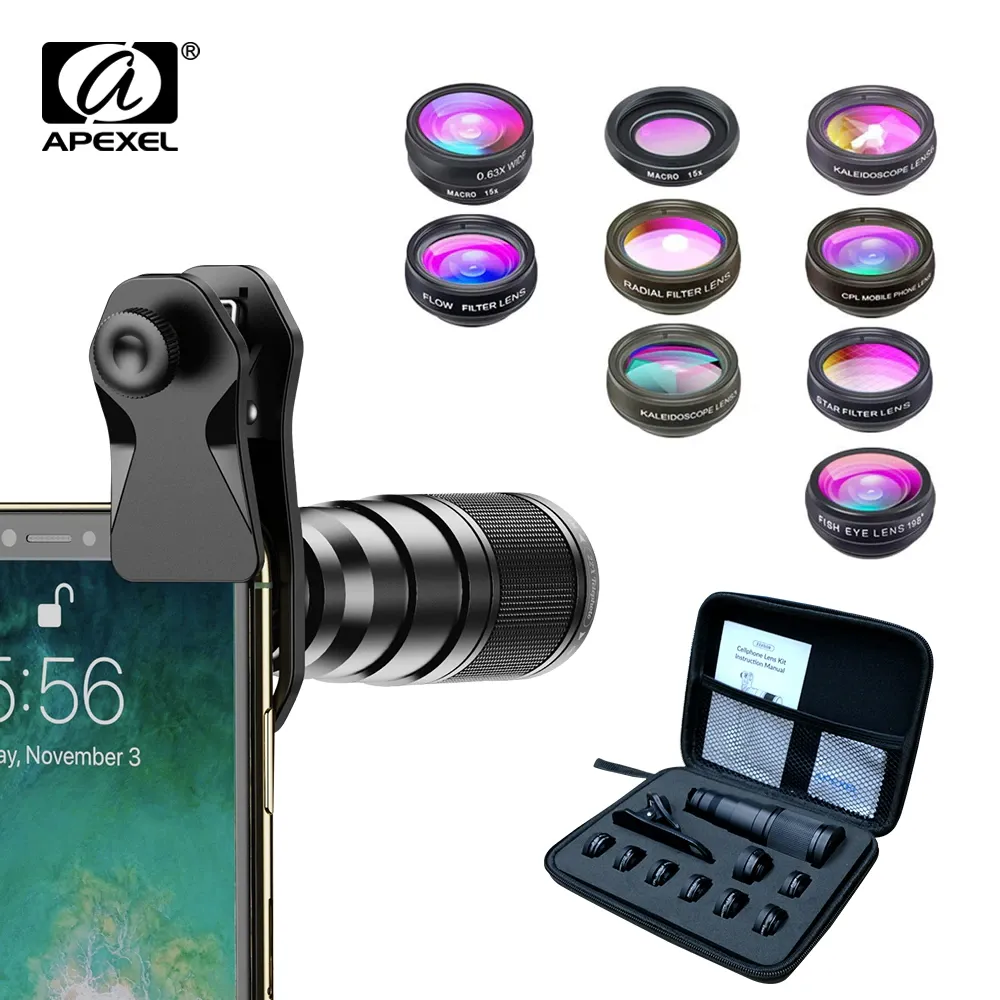 Apexel  22X 10 in 1 Phone Lens Kit 1