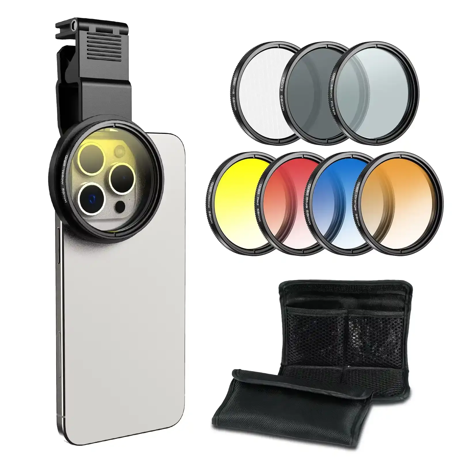 Apexel 58mm Phone Filter Kit (APL 58STAR) 2