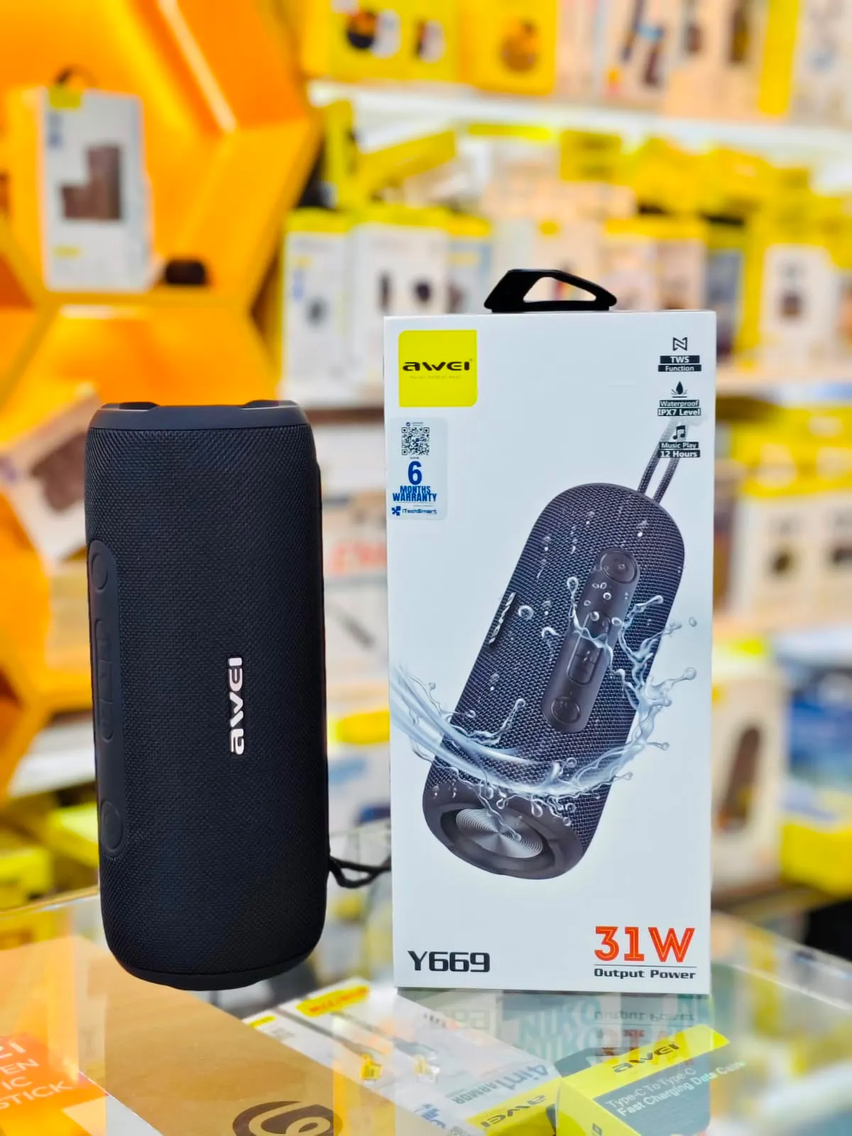 Awei Y669 Portable Bluetooth Speaker 1