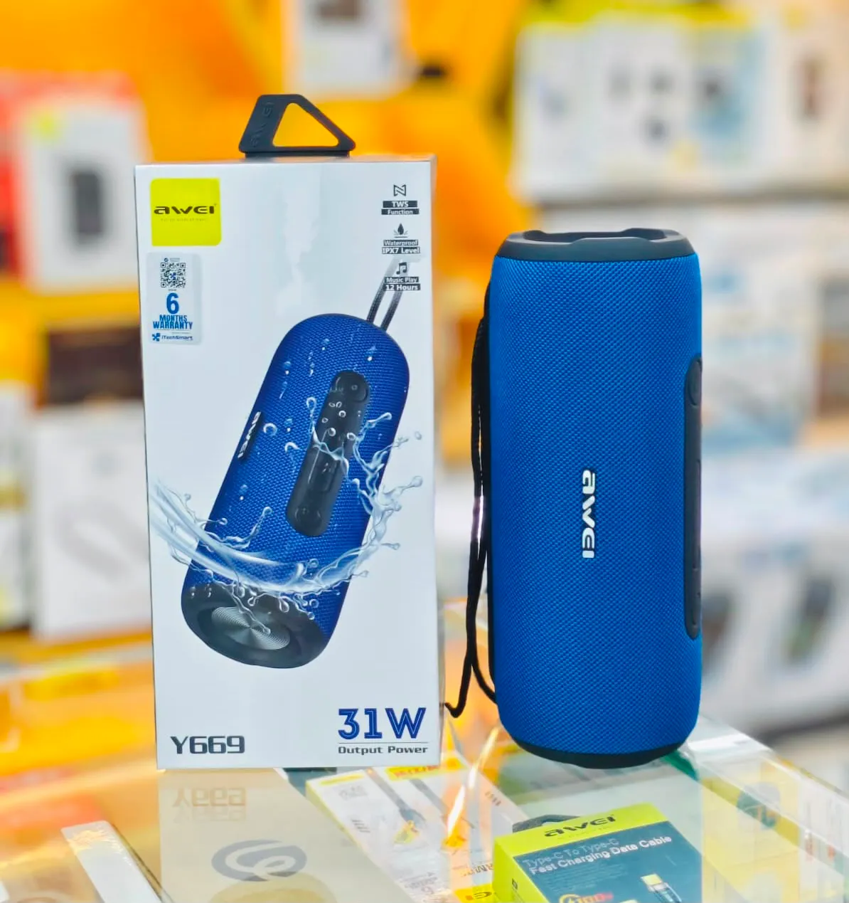 Awei Y669 Portable Bluetooth Speaker 3