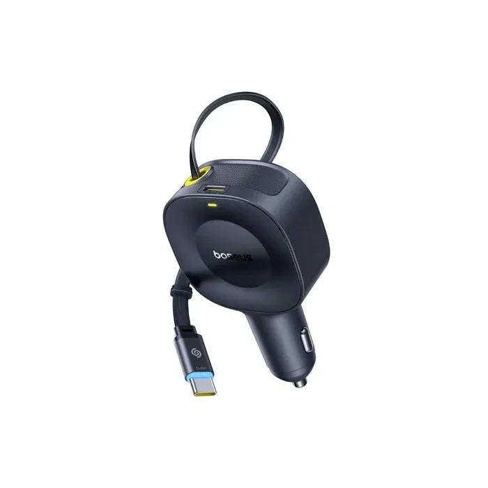 Baseus PrimeTrip VR2 Car Charger with Retractable Cable 1