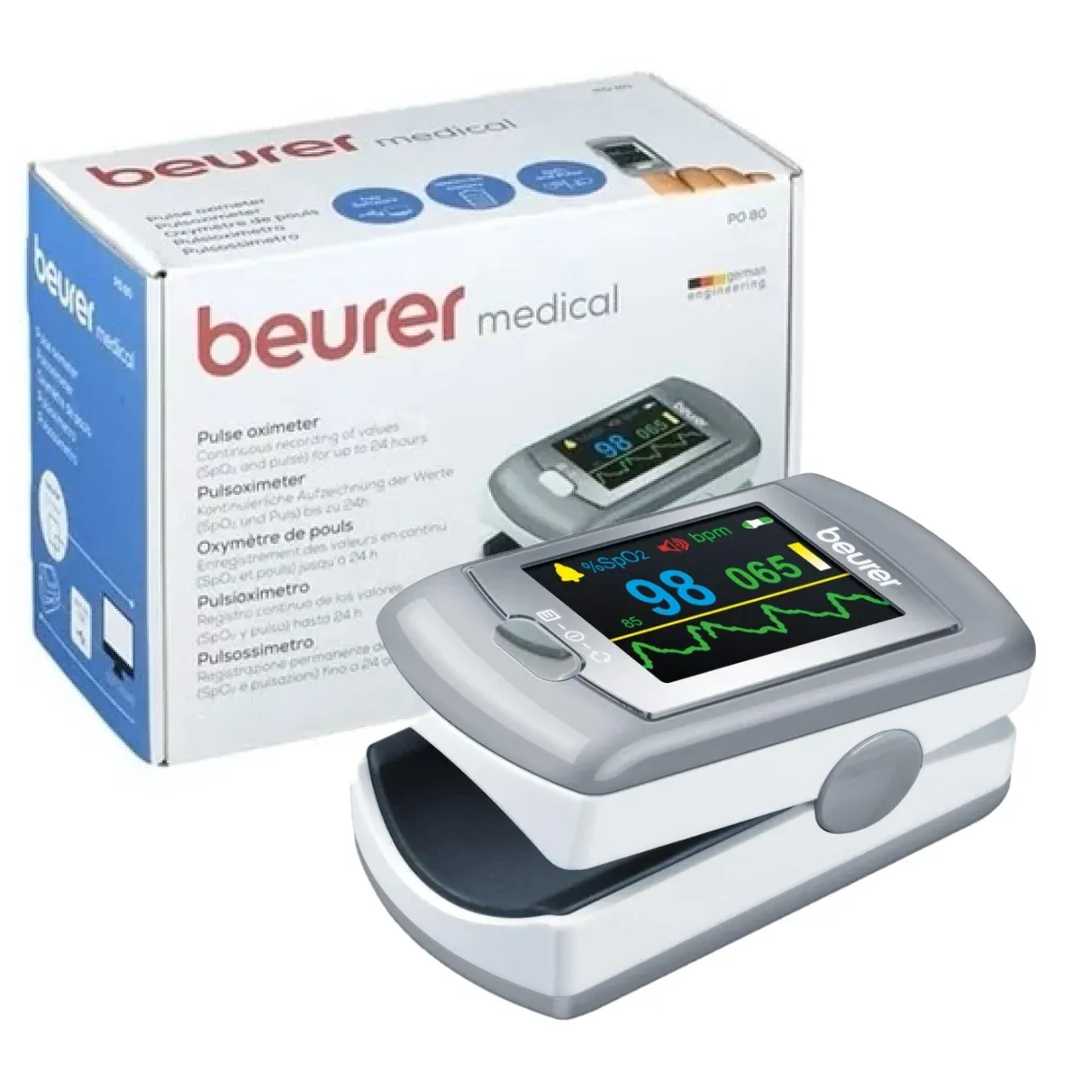Beurer PO 80 Fingertip Pulse Oximeter 2