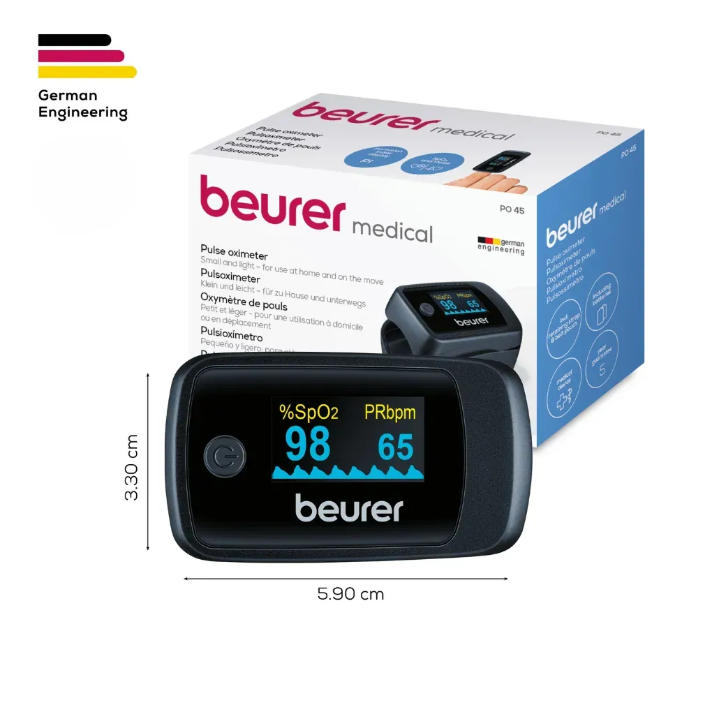 Beurer PO45 Fingertip Pulse Oximeter 2