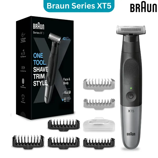 Braun Series XT5 XT5200 4D Blade Face & Body Trimmer 1
