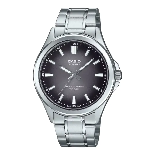 Casio MTS RS100D 1AV Enticer Solar Flare Blue Dial Men's Watch