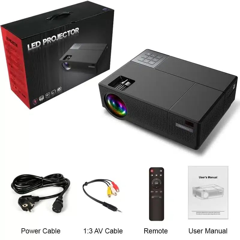 Cheerlux CL770 4000 Lumens Android Full HD Multimedia Projector 2