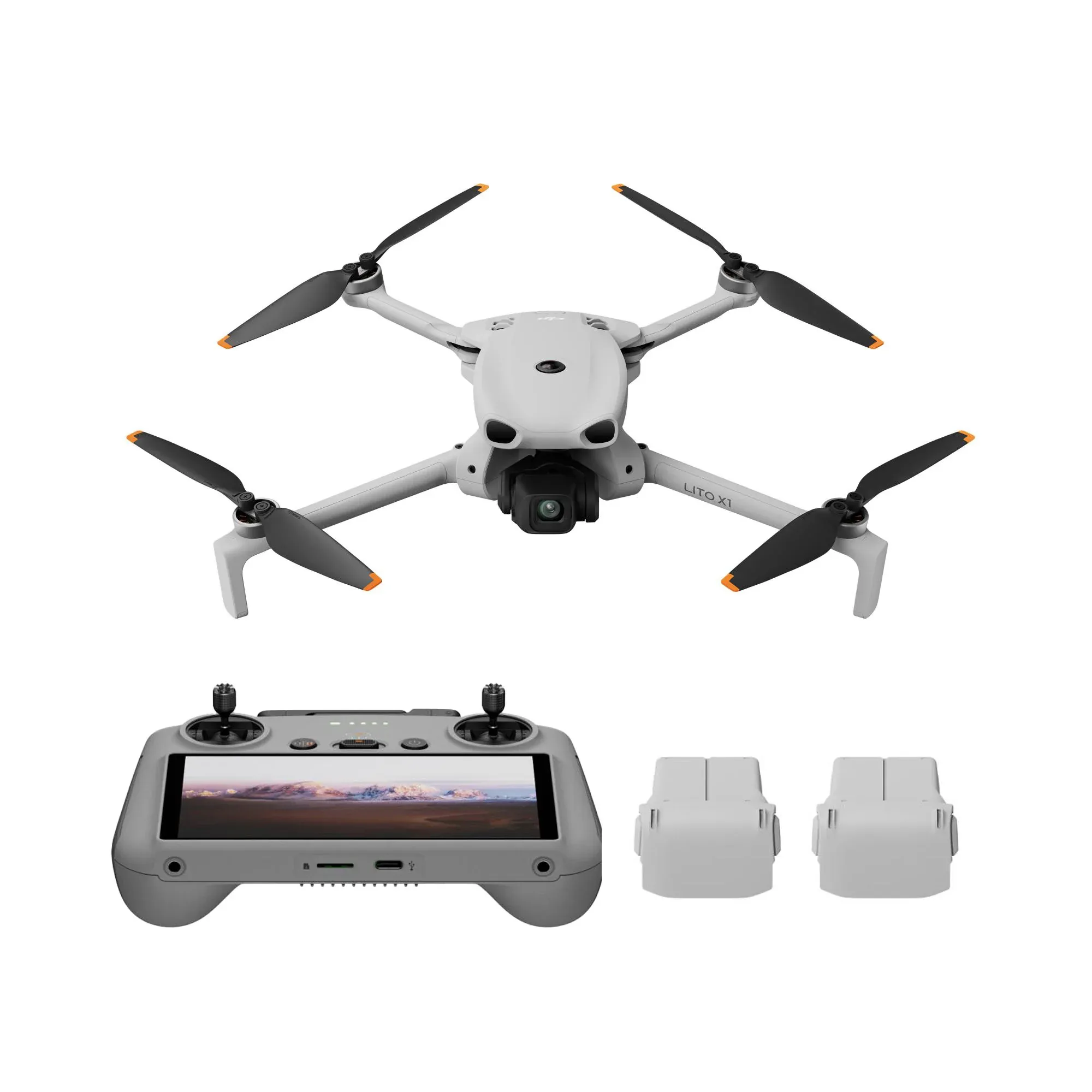 DJI Lito X1 Drone Fly More Combo Plus with RC 2 Controller 1