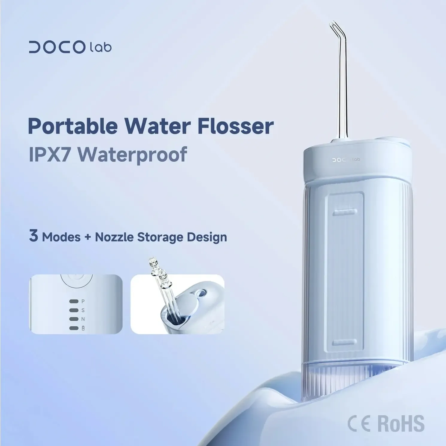 DOCO LAB CY002 Portable Water Flosser 180ml - selected variant