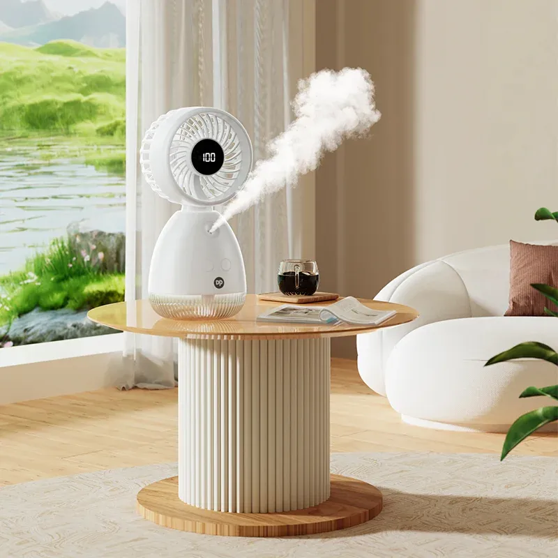 DP-7647 Portable Misting Fan with LED Display