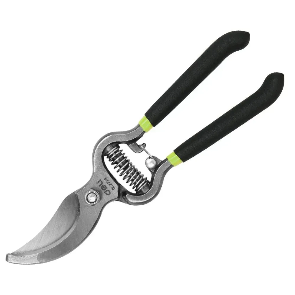 Deli DL2778 10mm Heat-Treated Bypass Pruning Shears with PVC Dipped Handle - selected variant