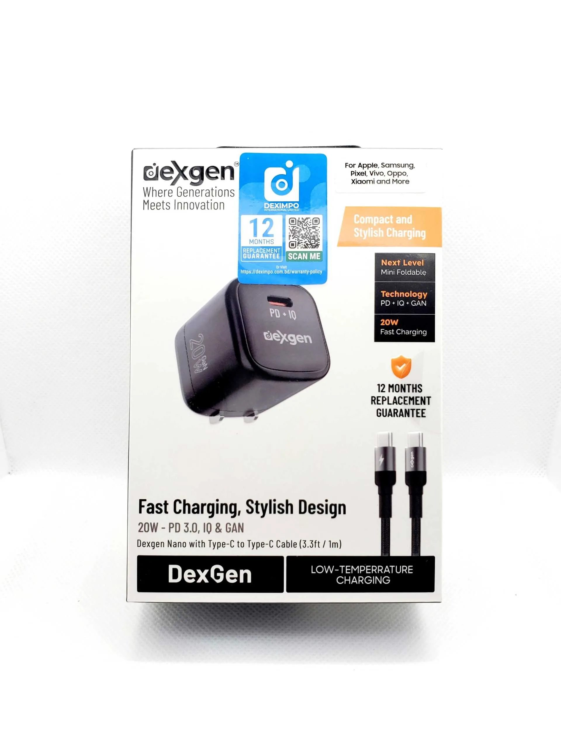 Dexgen Nano 20W Fast Charger