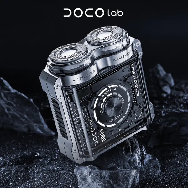 DoCo Lab RS006 Transparent Mecha Electric Shaver - selected variant