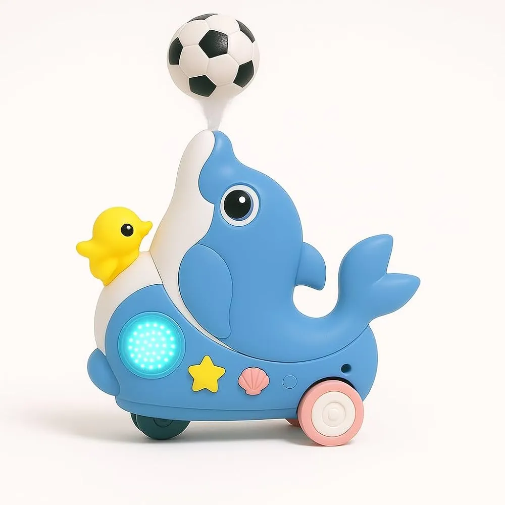 Dolphin Toy with Ball Blowing Function