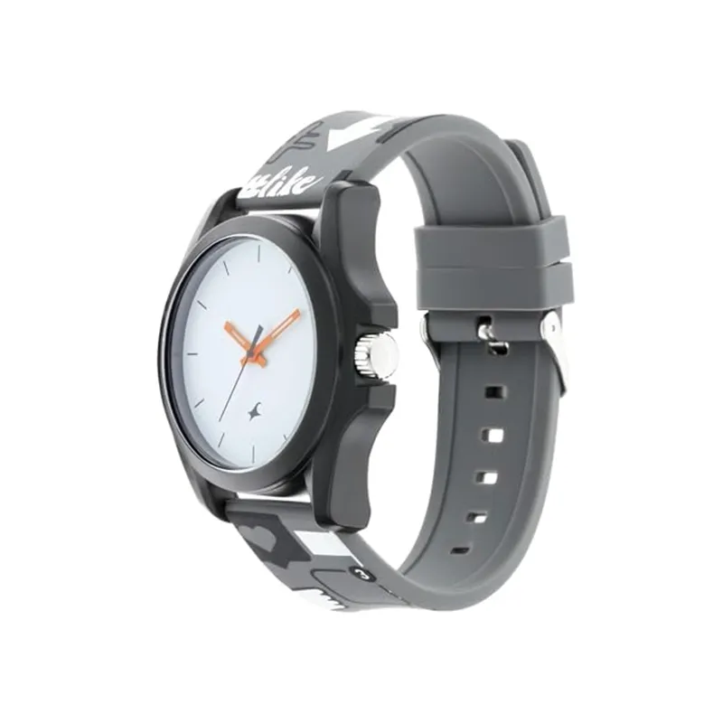Fastrack Hashtag Quartz 68011PP04 Analog Silicone Strap Unisex Watch1 9521