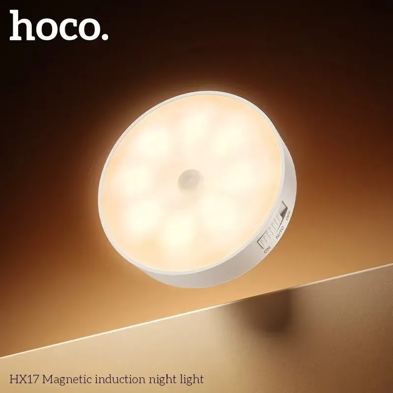 HOCO HX17 Magnetic Induction Night Light with Motion Sensor 1