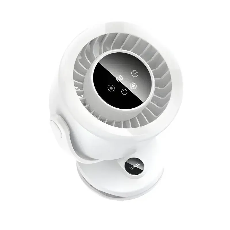 HOCO HX608 3 In 1 Automatic Rotating Clip Fan 1