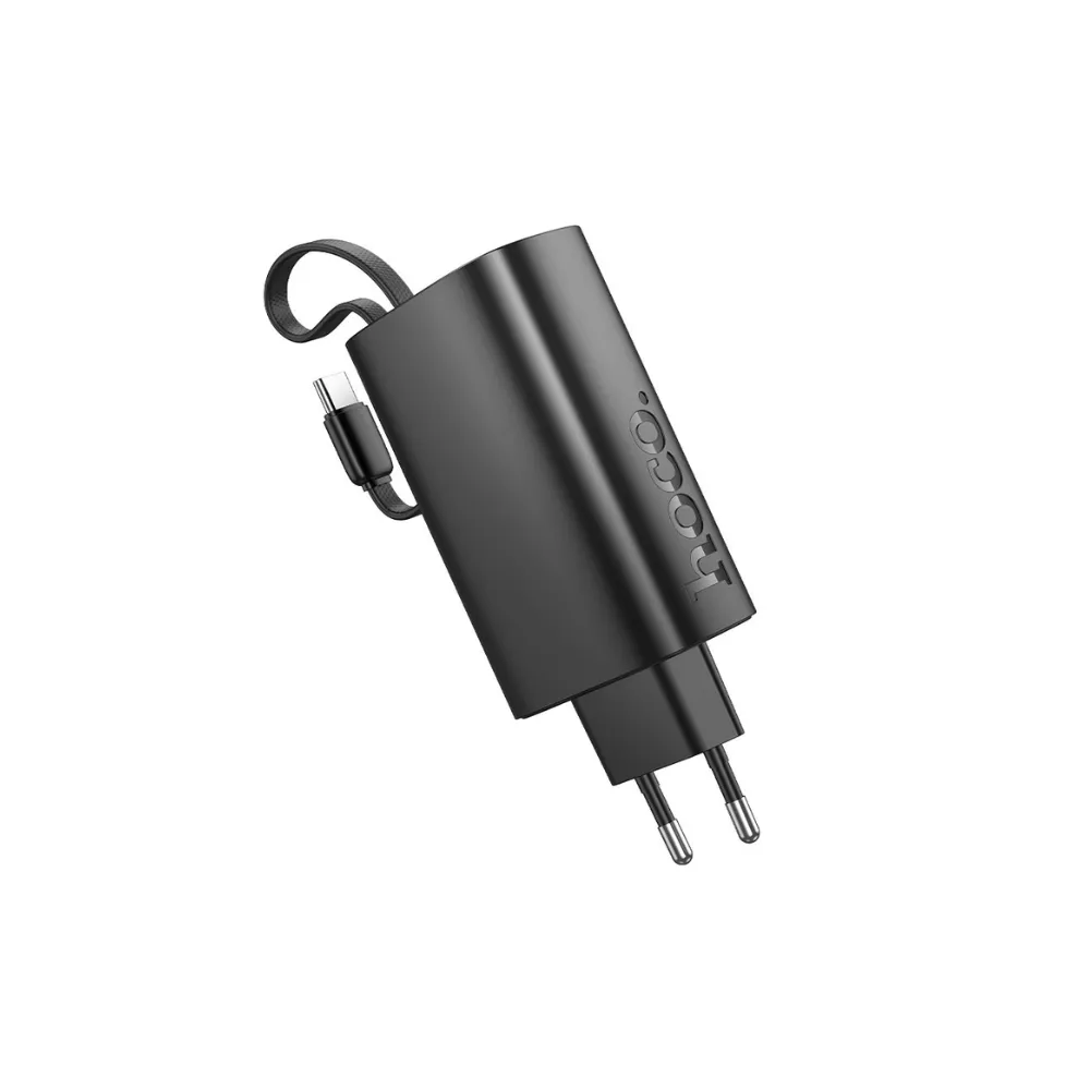 HOCO J148 Handy 5000 mAh PD20W Power Bank Adapter with Cable - Black