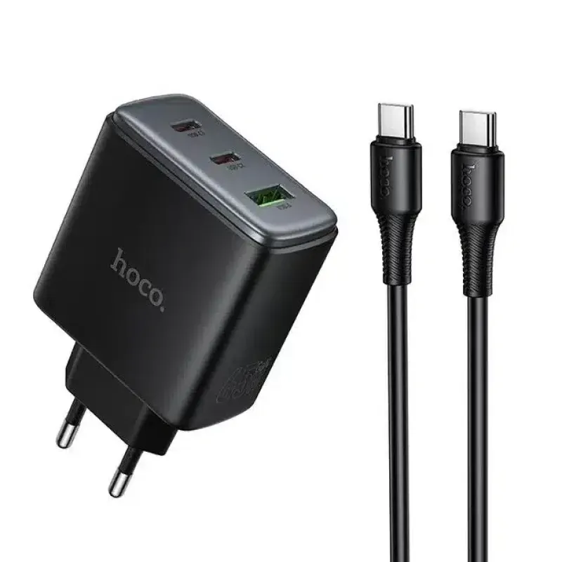 Hoco C160A 65W GaN Fast Charger Set
