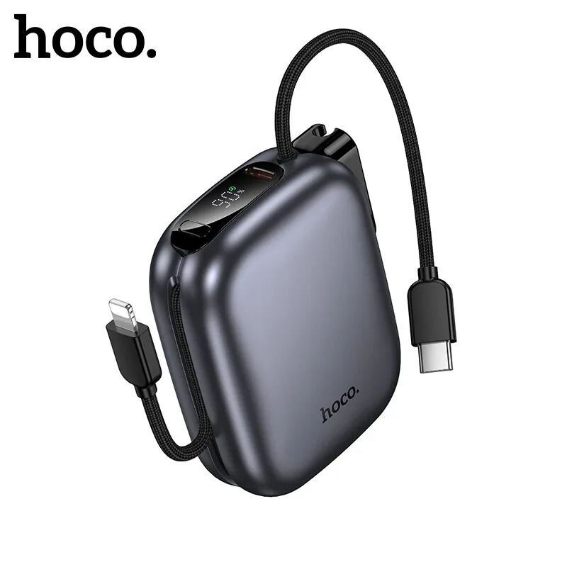 Hoco Q49 Peak PD20W backup charger with cable 1
